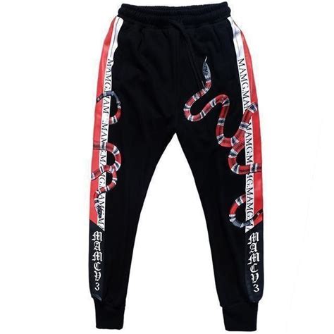 gucci jogging bottoms|gucci joggers snake.